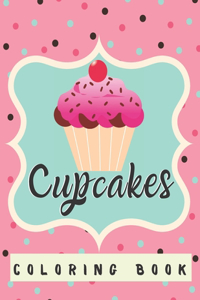 Cupcakes Coloring Book