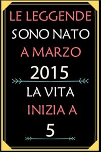 Le Leggende Sono Nato A Marzo 2015 La Vita Inizia A 5