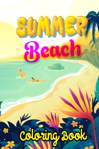 Summer Beach Coloring Book