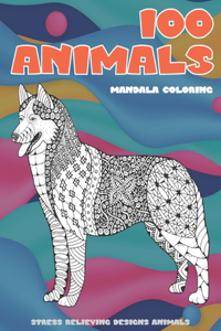 Mandala Coloring - Animals - Stress Relieving Designs Animals