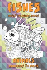 Adult Coloring Books Mandalas to Color - Animals - Fishes