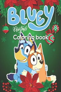 Bluey Christmas Coloring Book