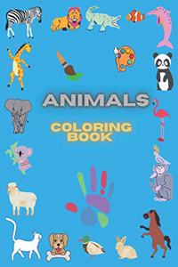 Animal coloring book