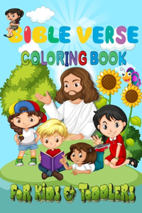 Bible Verse Coloring Book For Kids And Toddlers