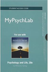New Mylab Psychology Without Pearson Etext -- Standalone Access Card -- For Psychology and Life