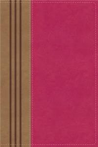 NIV, Biblical Theology Study Bible, Imitation Leather, Pink/Brown, Indexed, Comfort Print