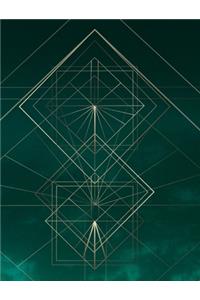 Bass Tab Paper - Blank Lined 5 String