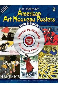 60 Great American Art Nouveau Posters Platinum DVD and Book