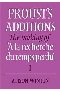 Proust's Additions Set 2 Volume Set