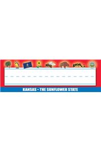 Kansas Nameplates - Pack of 36