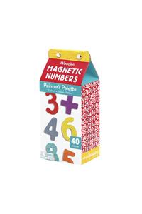 Painter's Palette Wooden Magnetic Numbers