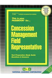 Concession Management Field Representative