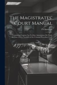 The Magistrates' Court Manual