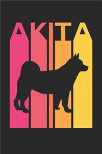 Vintage Akita Notebook