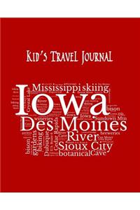 Iowa Kid's Travel Journal