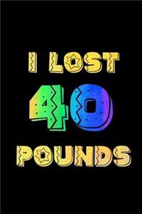 I Lost 40 Pounds