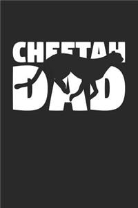 Cheetah Dad Cheetah Notebook - Gift for Animal Lovers - Cheetah Journal