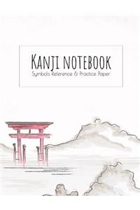 Kanji Notebook Symbols Reference & Practice Paper