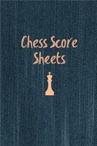 Chess Score Sheets