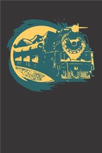 Trains Railway Vehicle Notebook Journal