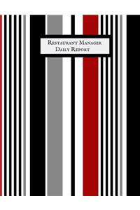 Restaurant Manager Daily Report