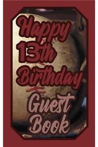 Happy 13th Birthday Guest Book