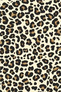 Leopard Print Design Notebook