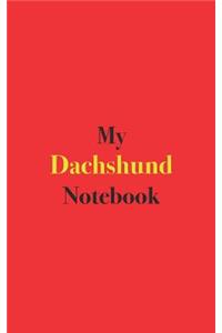My Dachshund Notebook