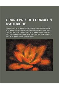 Grand Prix de Formule 1 D'Autriche