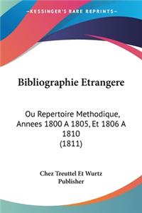 Bibliographie Etrangere