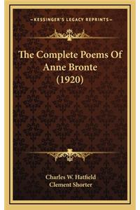 Complete Poems Of Anne Bronte (1920)