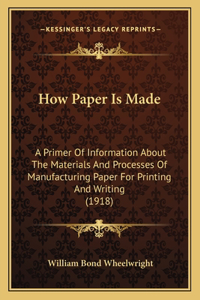 How Paper Is Made