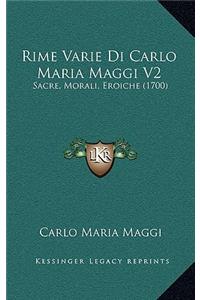 Rime Varie Di Carlo Maria Maggi V2