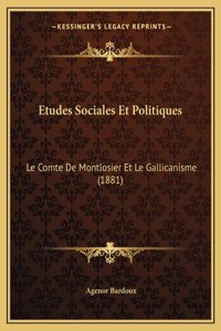 Etudes Sociales Et Politiques