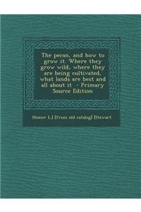 The Pecan, and How to Grow It. Where They Grow Wild, Where They Are Being Cultivated, What Lands Are Best and All about It - Primary Source Edition