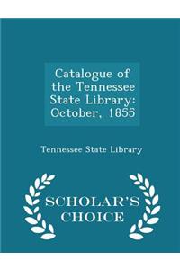 Catalogue of the Tennessee State Library