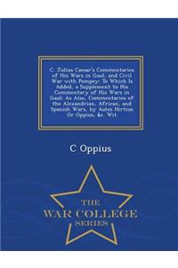C. Julius Caesar's Commentaries of His Wars in Gaul, and Civil War with Pompey