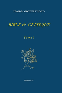 Bible Et Critique