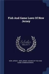 Fish And Game Laws Of New Jersey