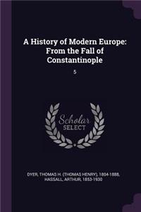 History of Modern Europe