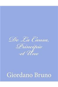 De La Causa, Principio et Uno