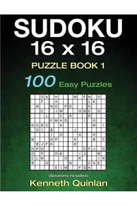 SUDOKU 16 x 16 Puzzle Book 1