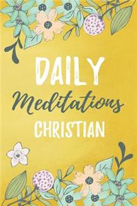 Daily Meditations Christian