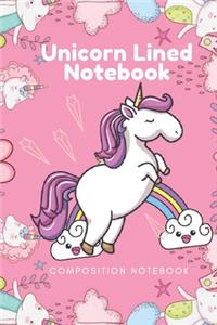 Unicorn Lined Notebook - Composition Notebook