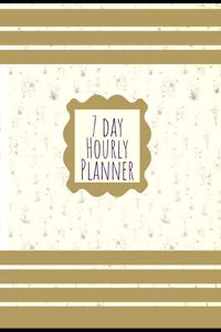 7 Day Hourly Planner