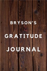 Bryson's Gratitude Journal