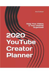 2020 YouTube Creator Planner