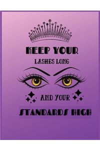 Keep Your Lashes Long And Your Standards High