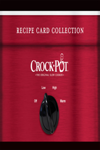 Crockpot Recipe Card Collection Tin (Red)