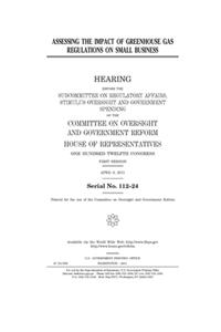 Assessing the impact of greenhouse gas regulations on small business